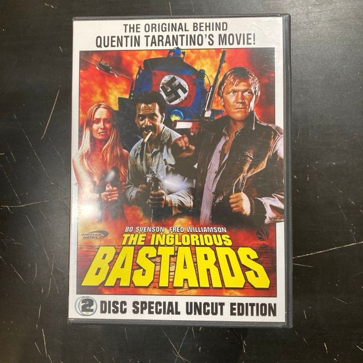 Inglorious Bastards - panssarijunalla helvettiin (special edition) 2DVD (VG+/M-) -toiminta-